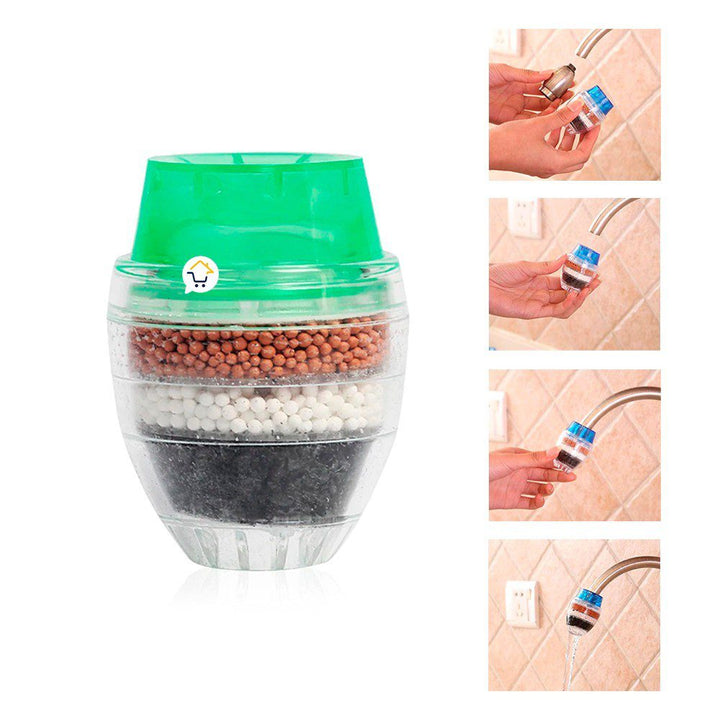 Purificador Agua Filtro de Carbon Natural Grifo Cocina F809