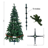 Árbol Navidad Pomposo Tupido 2m 480 Ramas Fexton200