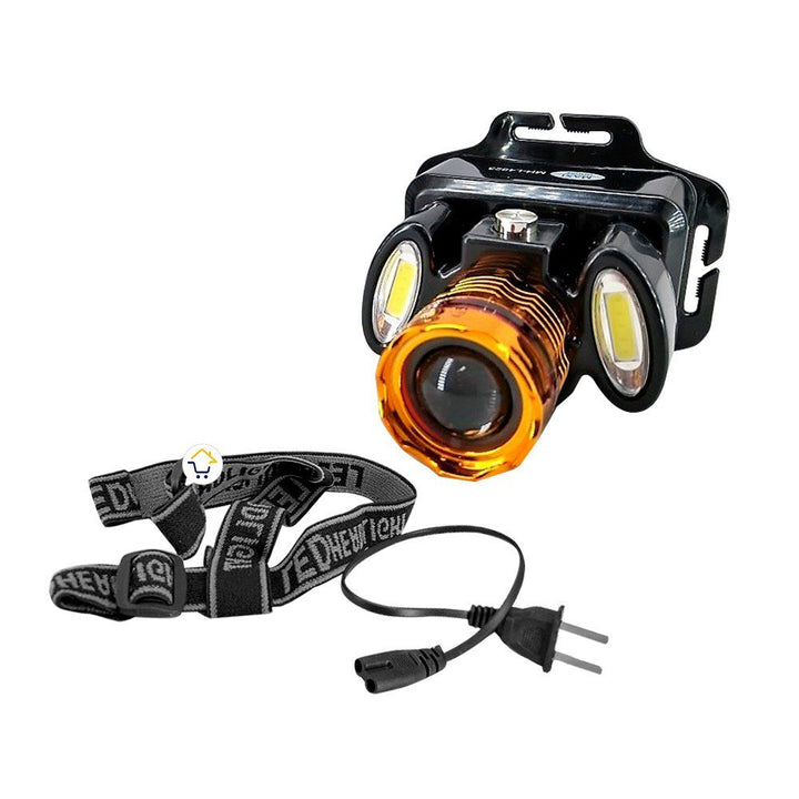 Linterna Minera LED Recargable 3 Modos Luz Manos Libres MHL4823