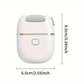 Lijadora de pies eléctrica recargable con luz LED, 3 cabezas de repuesto, carga USB, herramienta de pedicura inalámbrica, pies suaves, sin fragancia, plástico, batería de litio de 400mAh - Dispositivo portátil de cuidado de pies