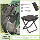 Taburete Plegable de Aleación Ligera con Marco - 1pc Portátil para Acampar y Picnic al Aire Libre con Mochila, Ideal para Adolescentes, Accesorios de Pesca