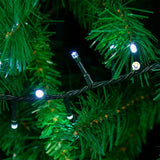 Extensión Luz LED Lineal 200 Luces 14m Cable Verde Blanco 1451