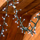 Extensión Luz LED Lineal 200 Luces 14m Cable Verde Blanco 1451