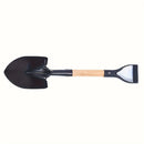 Una pala de jardín de 14,71 pulgadas con mango de madera y mango D - una pala redonda de metal diseñada para cavar suelo, ideal para pequeñas plantaciones y tareas de jardinería, herramienta de jardinería | Mango ergonómico | Herramienta de jardinería du