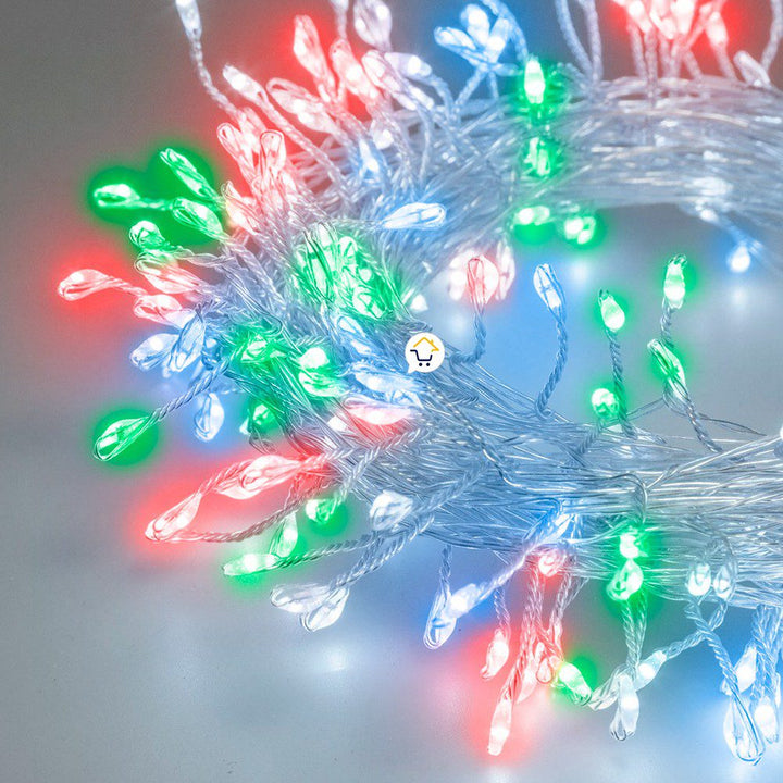 Luz Micro LED Ramal Alambre 3m Extension 248 Luces Navidad 1573