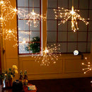 Luces Micro Led Fuegos Artificiales 3 Metros Navidad Cálido 1601V