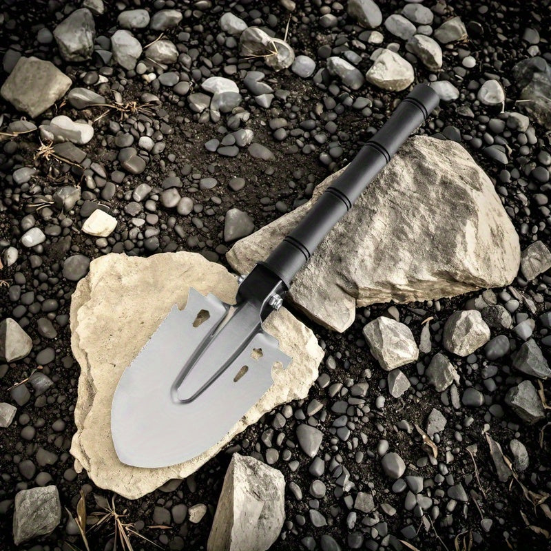 Paleta de Supervivencia Plegable Militar con Bolsa de Almacenamiento - Herramienta Táctica de Acero Inoxidable, Ideal para Camping, Jardinería, Aventuras en la Playa y Emergencias, Perfecta para Todas las 11 Fiestas