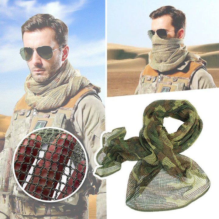 Bufanda Táctica Malla Camuflada Shemag Red Militar Camping RF 354