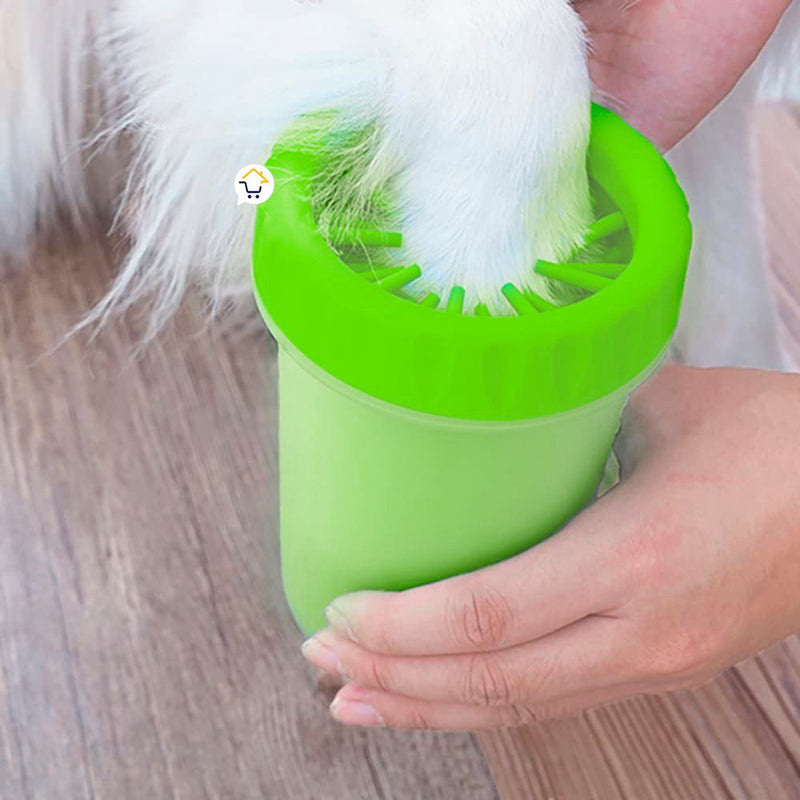 Limpiador Pequeño Patas Perro Cepillo Limpieza Portátil Mascotas 490-68