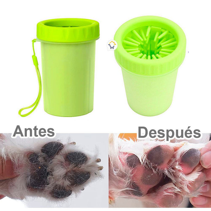 Limpiador Pequeño Patas Perro Cepillo Limpieza Portátil Mascotas 490-68