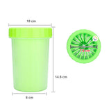 Limpiador Pequeño Patas Perro Cepillo Limpieza Portátil Mascotas 490-68