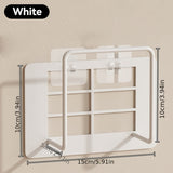 Soporte para Enrutador de Montaje en Pared sin Taladro de Fácil Instalación - Elegante Hierro Fundido Blanco, Estante de Almacenamiento Multiusos para Sala de Estar y Más, Colocación de Cajas, Estante Wifi, Estantes
