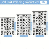 1/2 piezas Cortinas 2D Impresas para Exteriores - Lavables a Máquina, Incluye Ganchos, Perfectas para Patio, Pérgola o Decoración de Jardín, Sombra Todo el Año, Diseño Estilo Anime con Patrón Geométrico, Tela Duradera, Plano en 3D