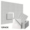 12 Paneles de Espuma Aislante Acústica, 30.48 cm x 30.48 cm x 1.02 cm, Azulejos Autoadhesivos para Estudio/Sala de Grabación, Paneles Absorbentes de Sonido de Alta Densidad