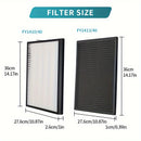 Juego de Filtros de Repuesto de Carbón Activo FY1413/40 y HEPA FY1410/40 Compatible con la Serie de Purificadores Phil-lips 1000 1000i, Reemplaza AC1214 AC1215 AC1217 AC2729