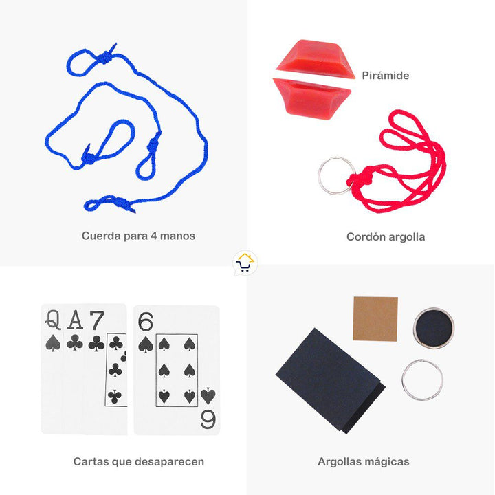 Kit Magia Niños Adultos 21 Trucos Diferentes KM21
