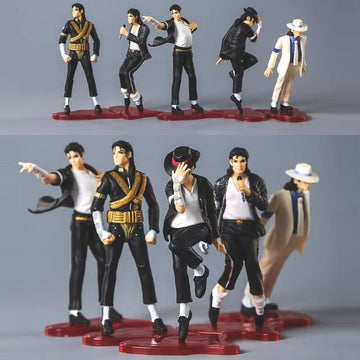 Juego de 5 piezas de figuras de acción inspiradas en anime - Material de PVC, no necesita batería, ideal para decoración de fiestas y habitaciones, muñecas coleccionables | Vestimentas vibrantes | Diseño detallado