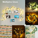 Luz Micro Led X60 Luces Hojas Extensión 280 cm XWD45