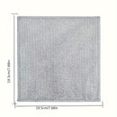 30/16/12/8 paños milagrosos para limpieza - Antiadherentes para grasa, esponjas de malla de secado rápido para ollas y estufas, limpiador multiusos para cocina, material PET gris, solo lavado a mano