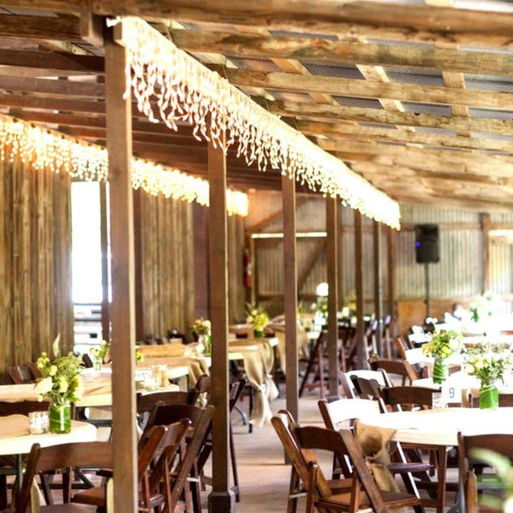 Cortina LED Intercalada 6 Metros 200 LED Navidad Cálida 200LEDCC4