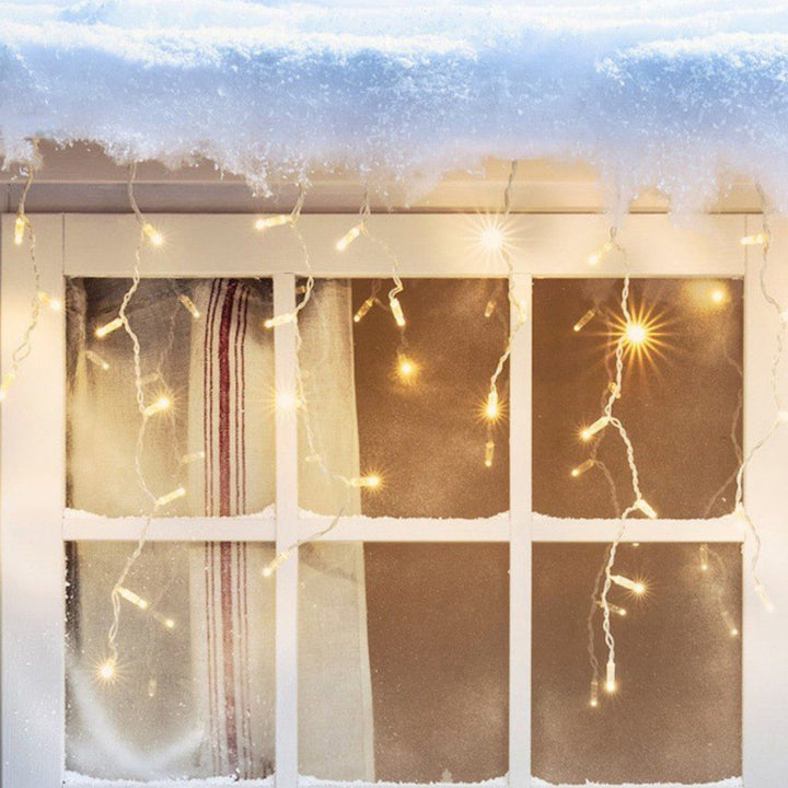 Cortina LED Intercalada 6 Metros 200 LED Navidad Cálida 200LEDCC4