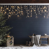 Cortina LED Intercalada 6 Metros 200 LED Navidad Cálida 200LEDCC4