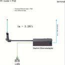 Adaptador Ethernet Starlink para Placa Satelital V2 - Conector Gigabit Ethernet (RJ45) de Alta Velocidad, Conexión Red Estable, Diseño Pasivo Sin Necesidad de Energía para Starlink Gen 2, Internet Cableado, Ingeniería Precisa, Configuración para Hogar u