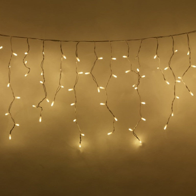 Cortina LED Intercalada 3 Metros 100 LED Decoración Navidad Cálida 100LEDCC4
