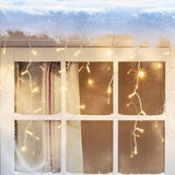 Cortina LED Intercalada 3 Metros 100 LED Decoración Navidad Cálida 100LEDCC4