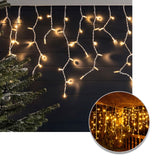 Cortina LED Intercalada 3 Metros 100 LED Decoración Navidad Cálida 100LEDCC4