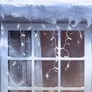 Cortina LED Intercalada 3 Metros 100 LED Decoración Navidad Blanca 100LEDCB2