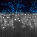 Cortina LED Intercalada 3 Metros 100 LED Decoración Navidad Blanca 100LEDCB2