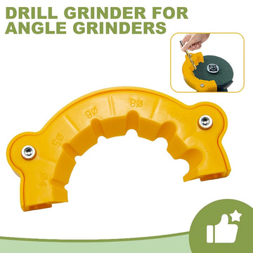 1pc Afilador de Brocas - Herramienta de Plástico Amarillo Duradero Tipo C con Cubierta Desmontable, Compatible con Múltiples Brocas para un Afilado Eficiente