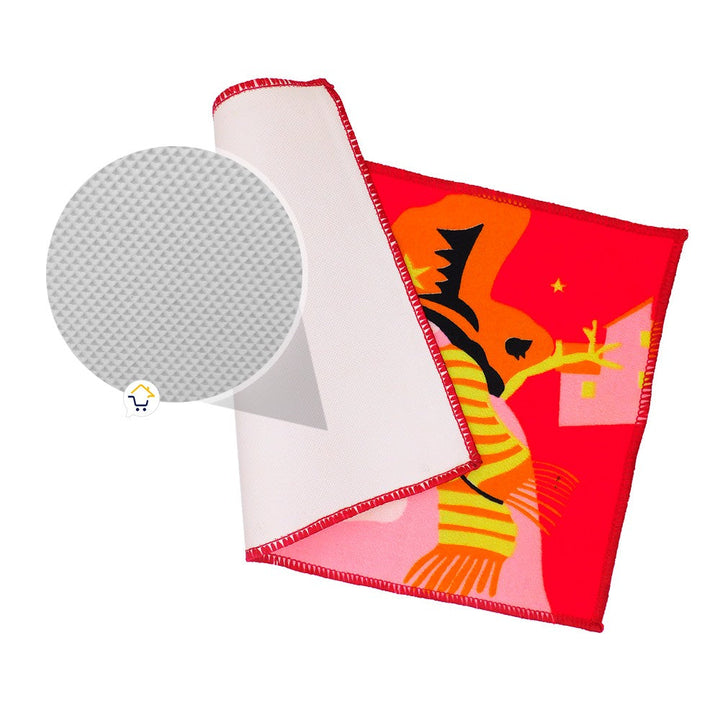 Tapete Navideño Antideslizante Multiusos Estampado Navidad 612505