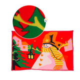 Tapete Navideño Antideslizante Multiusos Estampado Navidad 612505