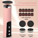 Recortador de uñas, amoladora eléctrica para pies recargable USB con 6 velocidades ajustables, rotación positiva y negativa 2 en 1, kit portátil multifuncional para cuidado diario de manos y pies, herramientas de manicura