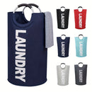 1 Cesta de ropa, Cesta de ropa, Bolsa de ropa con asa acolchada, Cesta de ropa vertical, Cesta de almacenamiento plegable, Baño, Sala de lavado, Balcón, Accesorios de dormitorio, Artículos de organización y almacenamiento del hogar, Cestas de ropa