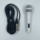 Micrófono Dinámico Unidireccional con Cable para Karaoke - Micrófono de Conexión Directa para Máquina de Karaoke, Amplificador y Altavoz - Para Cantar, Hablar en Público y Fiestas