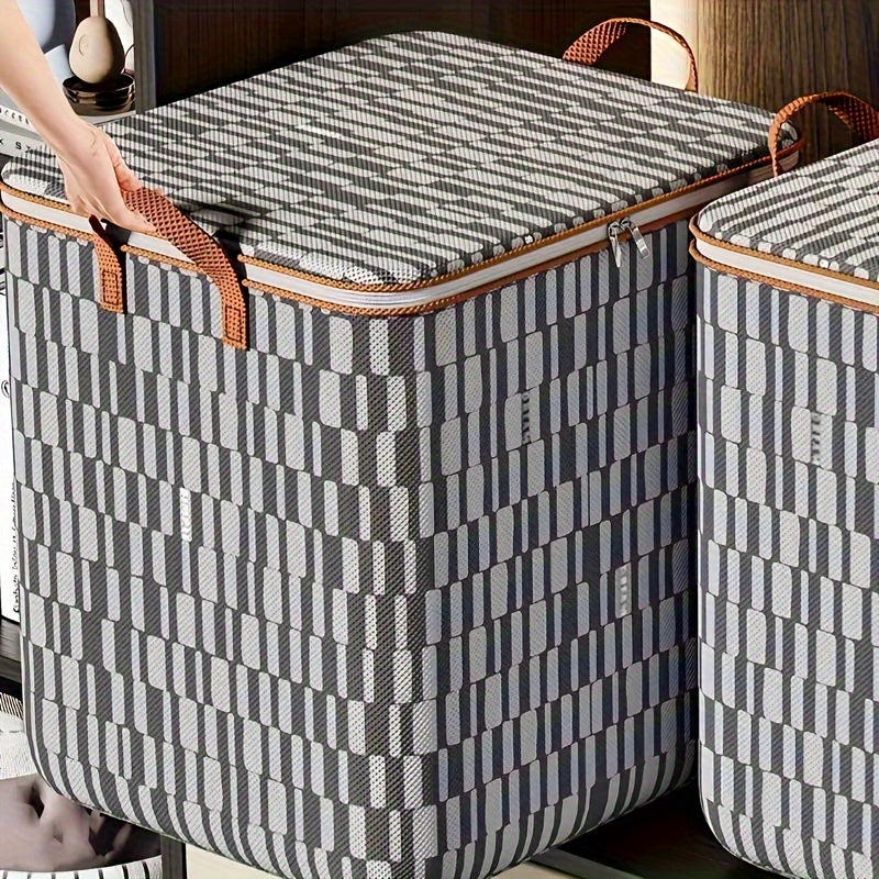 1pc Plegable para fácil almacenamiento y transporte, gran capacidad y espacioso, portátil y ligero, muy adecuado para empacar y mover edredones, diseño de bolsa de equipaje duradero