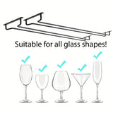 4-Pack de estantes de vino de hierro, acabado barnizado, estante colgante multipropósito para cocina, bar en casa y almacenamiento de gabinete de vino