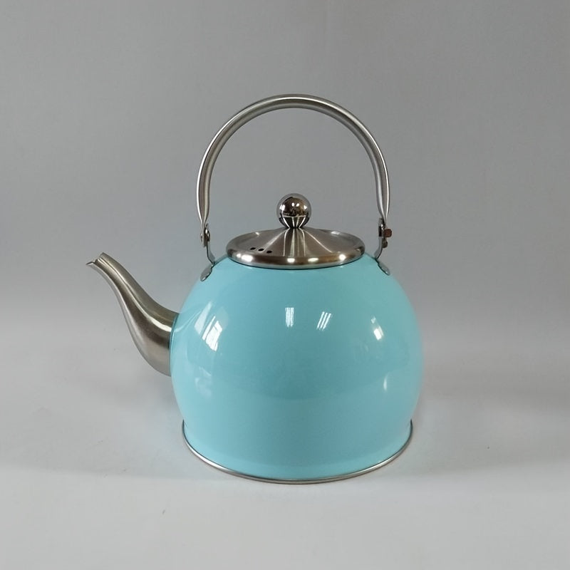 Tetera de acero inoxidable Luxgrace, diseño elegante para Navidad, Día del Padre, Día de la Madre - Vajilla duradera, tetera navideña