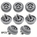 Kit de Repuesto de Rueda Inferior para Lavavajillas de 8 Piezas - Compatible con Samsung, Mecanismo de Deslizamiento Suave, Mejora la Estabilidad y Eficiencia, Piezas OEM 2002711, AP4342187, PS4222532, Accesorio para Electrodomésticos de Cocina|Diseño Mo