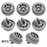 Kit de Repuesto de Rueda Inferior para Lavavajillas de 8 Piezas - Compatible con Samsung, Mecanismo de Deslizamiento Suave, Mejora la Estabilidad y Eficiencia, Piezas OEM 2002711, AP4342187, PS4222532, Accesorio para Electrodomésticos de Cocina|Diseño Mo