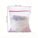 2pcs Bolsas De Lavado Para Ropa Surtida, Bolsas De Lavado De Malla, Organizador De Almacenamiento De Viaje Con Cremallera Premium, Bolsas De Protección Para Lavado De Ropa, Adecuadas Para Lavandería, Camisa, Sujetador, Calcetines, Medias, Lencería, Ropa