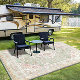 Tapete de alfombra de exterior de 852 gramos/vértice/metro cuadrado, tapete de exterior de césped, tapete de alfombra de piso de crema francesa de lujo y duradero, tapete de área de terciopelo suave de primera calidad - Gran tamaño con diseño de gradient