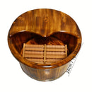 Cedro Madera Hogar Regalo Baño de Pies Masaje de Pies Baño de Pies Barril de Madera Baño de Pies Barril de Madera Engrosado Baño de Pies No Necesita Conectarse a la Electricidad