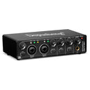 DEPUSHENG MD22 Interfaz de audio USB, 24 bits 192kHz, XLR con alimentación fantasma de 48V, baja latencia para grabación de música, transmisión, podcasting, compatible con PC/Win/Mac