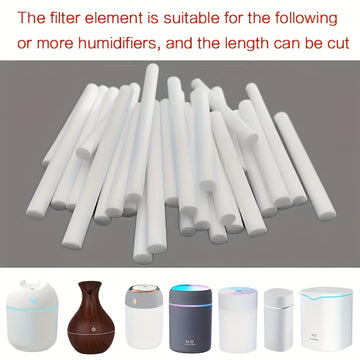 20 Kits de Repuesto de Filtro de Humidificador Universal, Filtro de Algodón Adecuado para Varios Modelos, Fácil de Instalar, Mejora Duradera de la Humedad