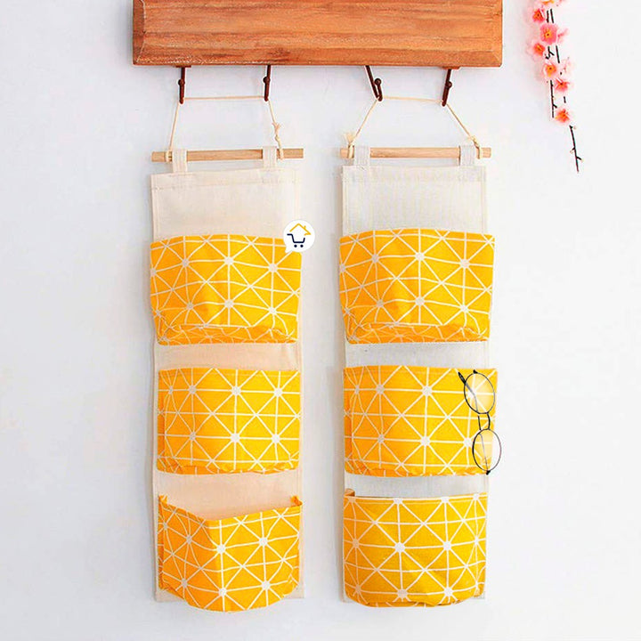 Bolsa Organizadora Colgante 3 Bolsillos Multiusos MD303