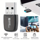 Adaptador inalámbrico WiFi6 USB 286Mbps, adecuado para computadoras de escritorio y portátiles, penetración fuerte de 2,4 GHz, rango de transmisión más largo, solo para Windows/7/10/11, plug and play, no se requiere controlador.